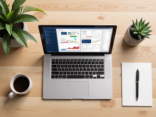 Platform features interface showing authentication and connection tools, modern dashboard design, blue and white color scheme, professional layout